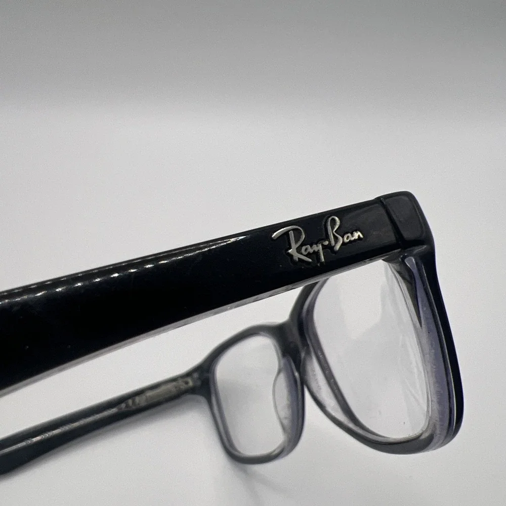 Ray Ban Kids RB1531 3529 48-16-130 Black Clear Flex Hinge Eyeglasses Frames Only